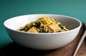 Brown Rice Stir-Fry with Tofu, Kale and More....